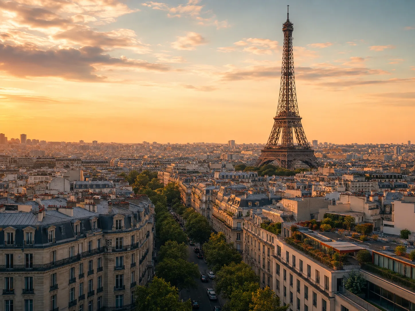 Paris skyline