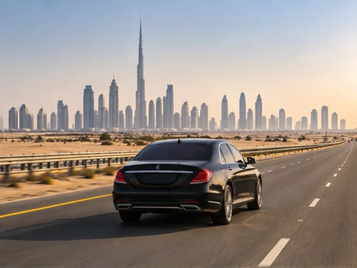 Private chauffeur journey through Dubai