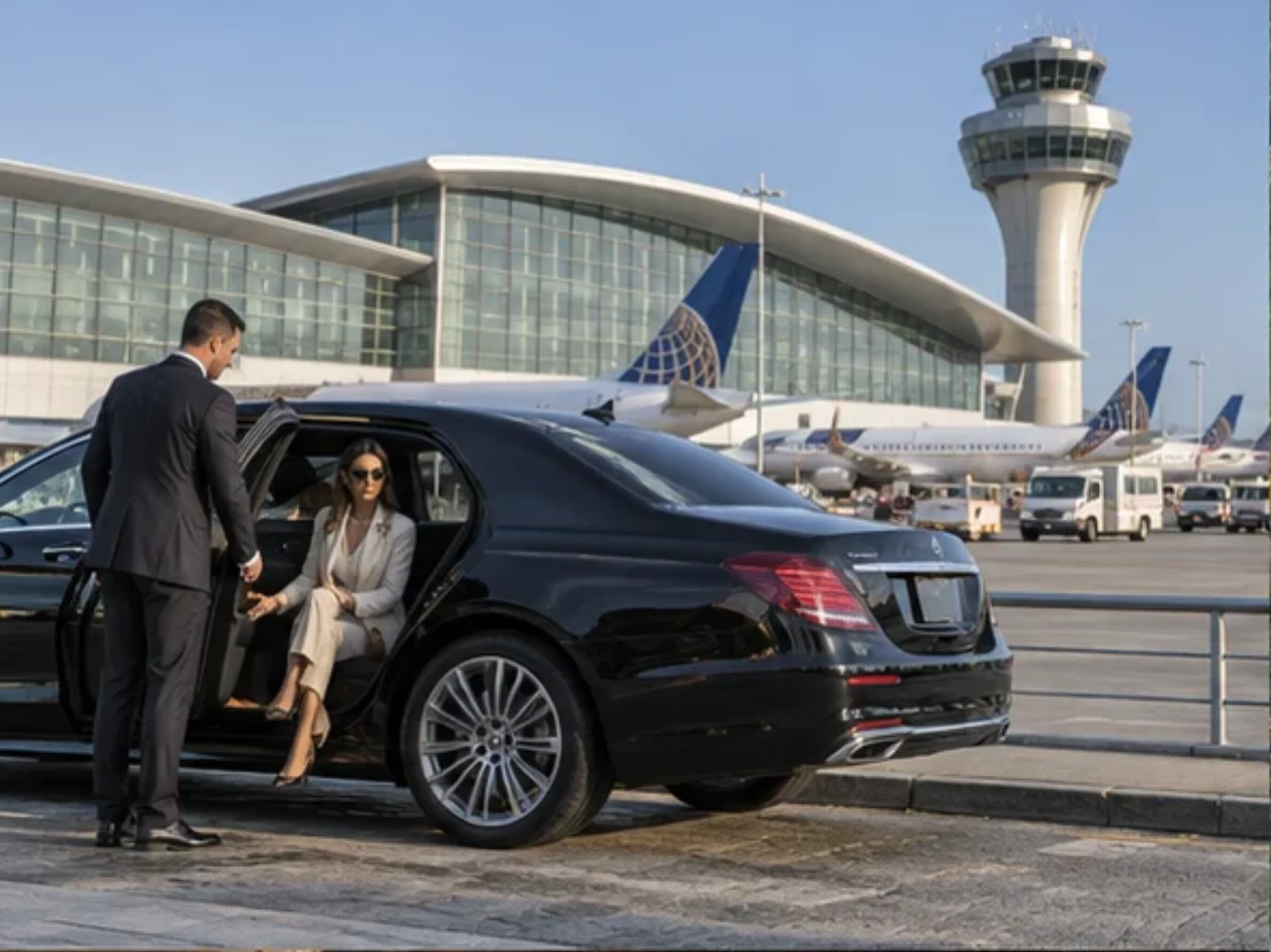 Private chauffeur pickup at John F. Kennedy International Airport
