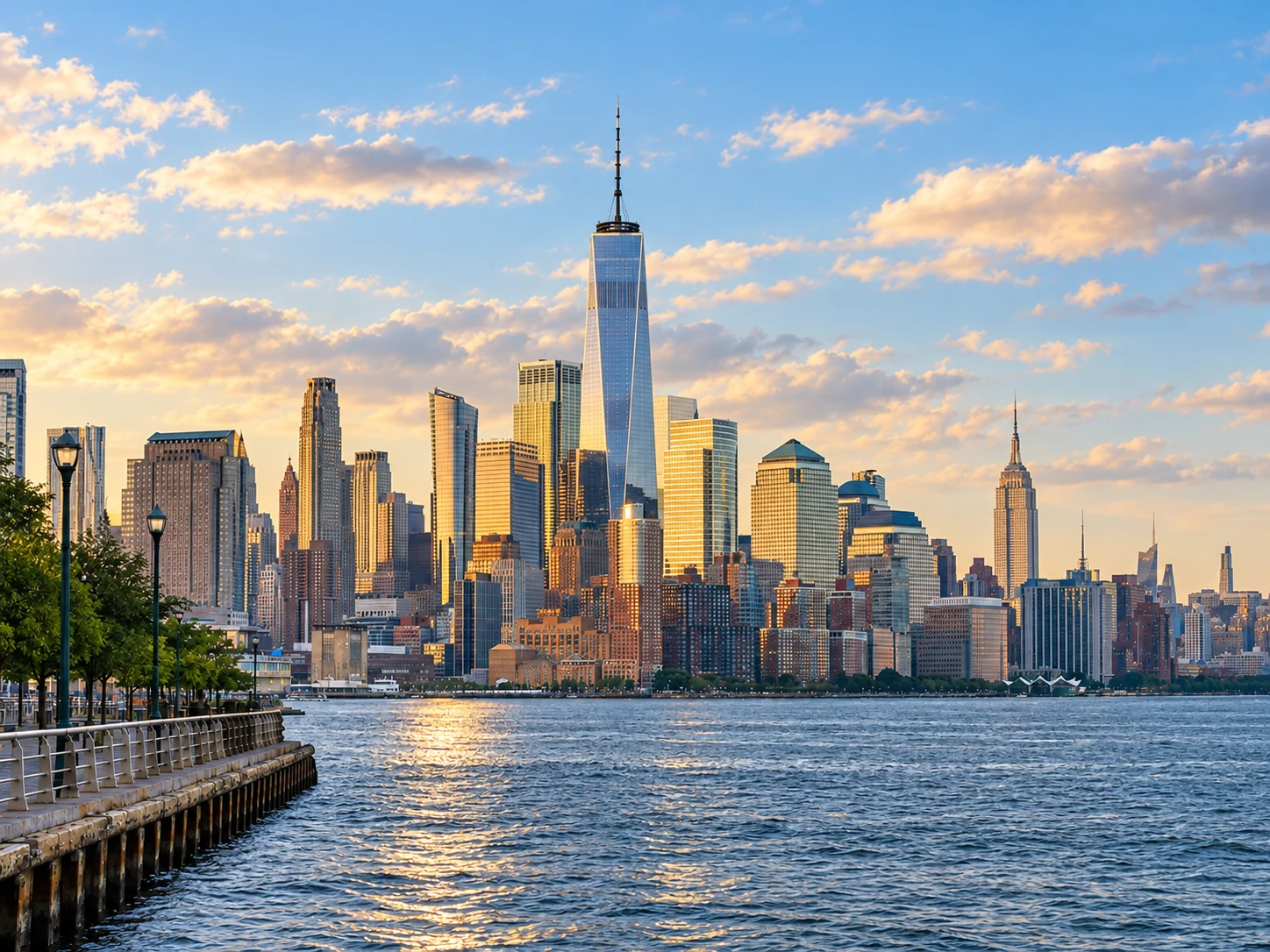 New York skyline with One World Trade Center