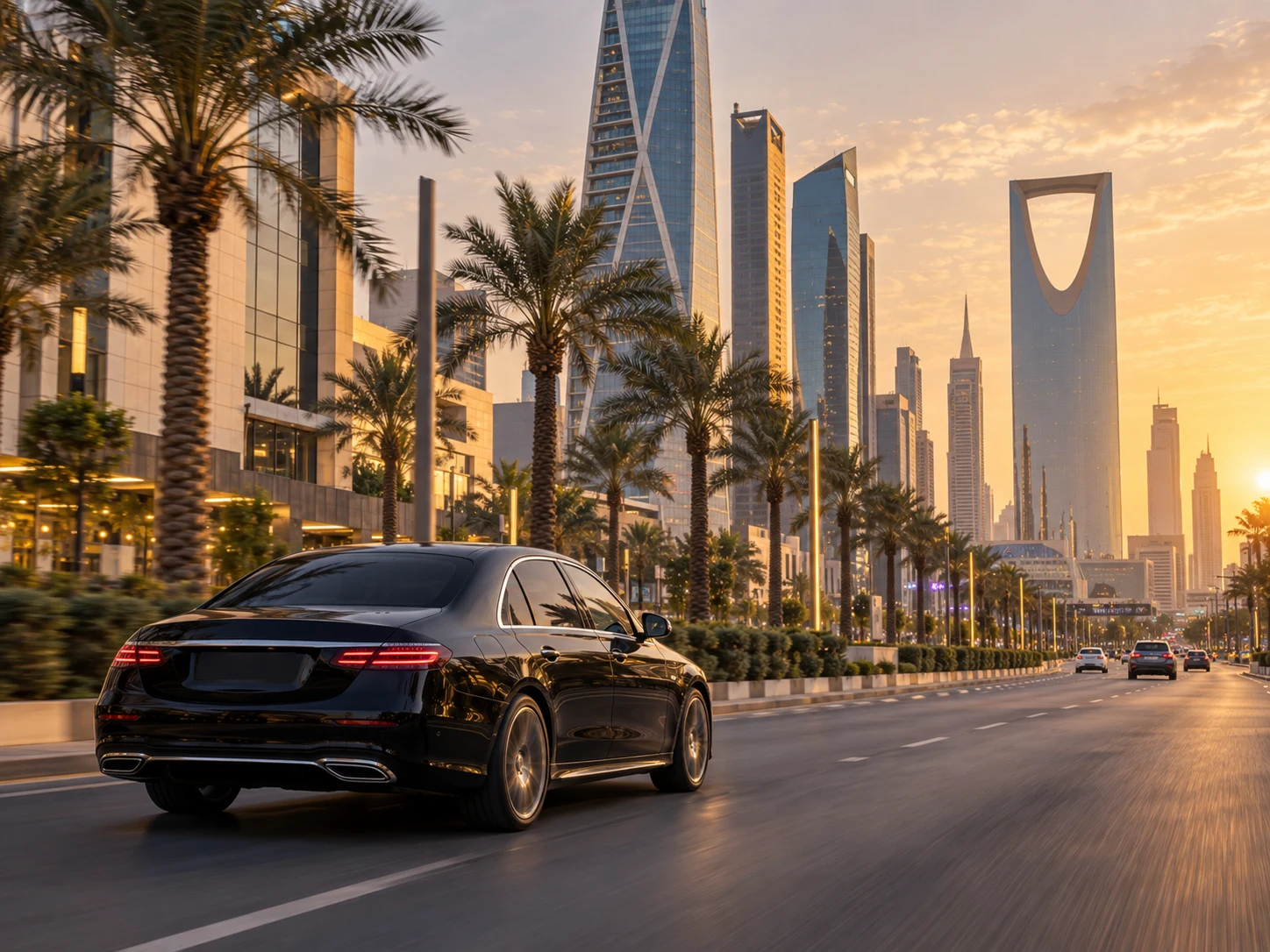 Private limousine from King Khalid International Airport to Al Olaya