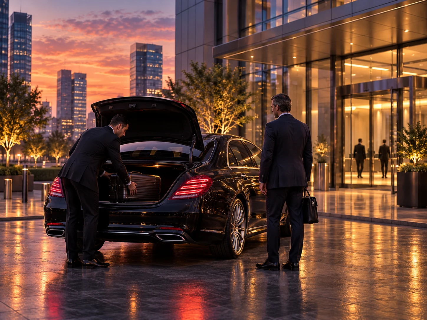 Professional chauffeur service in Paris